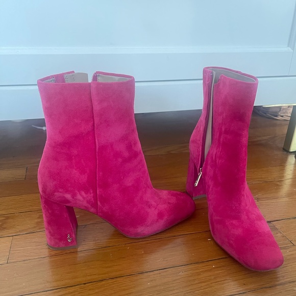 Sam Edleman Codie Pink Booties - Picture 3 of 6